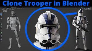 How I made a Clone Trooper in Blender