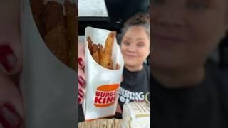 Burger King Now Has Pickle Fries!                                        #shortsfeed #food #mukbang