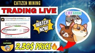 Catizen trading live | catizen withdrawal started | catizen ton wallet connect | catizen token claim