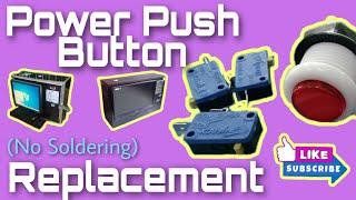 Power Push Button Replacement | No Soldering | Pisonet Troubleshooting #17 | rmj pisonet