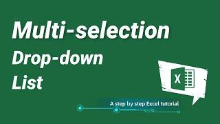 Make Multiple Selections in Drop-Down List in Excel