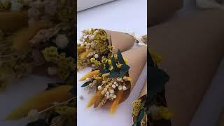 Миниатюры. Букетик комплимент из сухоцветов #driedflowers#flowershop