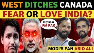 INDIA VS CANADA, PM MODI'S FAN ABID ALI CHALLENGED PAKISTAN | PAKISTANI REACTION ON INDIA REAL TV