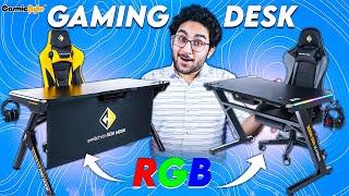 RGB Gaming Desks | Cosmic Byte Battleport & Warzone