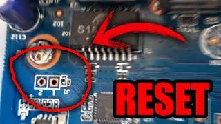 Resetear DVR por Hardware sin Boton de Reset