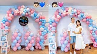 BOY OR GIRL?! OUR GENDER REVEAL PARTY!!! | GISELLEJ