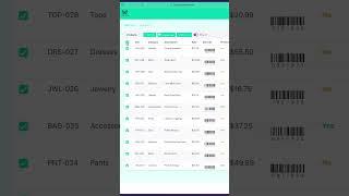 Manage Product list and barcodes for your Inventory