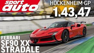 Ferrari SF90 XX Stradale | HOT LAP | Hockenheim-GP | sport auto