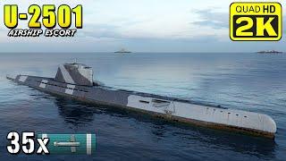 Submarine  U-2501 - Silent and deep attacks