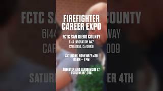 LAFD recruiters will be at the Firefighter Career Expo! Join us in person or online this Saturday!