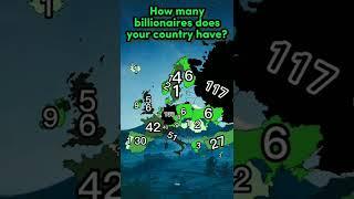 How many billionaires does your country have? #shorts #geography