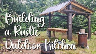 Rustic Outdoor Kitchen Build