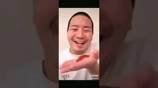 Junya1gou and ketchup on face