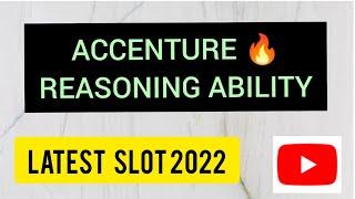 ACCENTURE REASONING ABILITY SOLVED LATEST 2022  #accenture #verbal #english  #aptitude #pseudocode