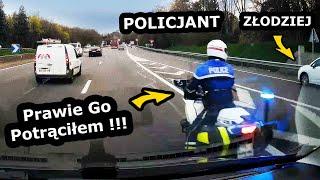 Pościg na Autostradzie !!! - Rozjechałbym POLICJANTA !!! - Uciekamy z Anglii do Saint Trope (#803)