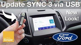 How To: Update Ford SYNC 3 via USB! | 3.4 Update - New Look!