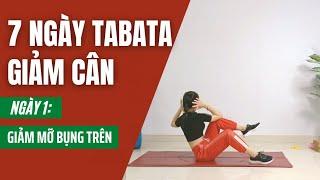 7 Ngày Tabata giảm cân tại nhà - Ngày 1: Giảm mỡ bụng dưới | Ngọc Anh Yoga Giảm Cân