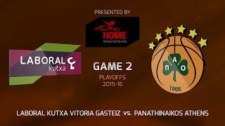 Highlights: Laboral Kutxa Vitoria-Panathinaikos Athens, Game-2