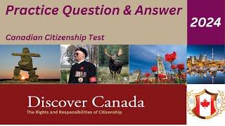 Discover Canada || Citizenship Test 2024.