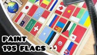 Draw all country flags in the world  part 1 | Countries flag painting 