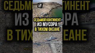 Материк в океане из мусора #невероятныефакты #удивительное #познавательное