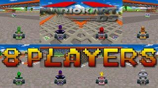 Mario Kart DS 8 Player Splitscreen Multiplayer [4K 60FPS]