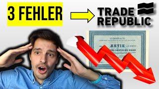 Aktienkauf: Diese 3 Fehler machen Einsteiger bei Trade Republic!