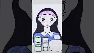 두얼굴인 친구 #화장지워주기 #ASMR  #shorts