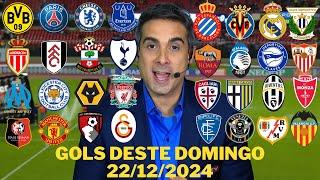 GOLS DESTE DOMINGO 22/12/2024 GOLS DE HOJE FUTEBOL EUROPEU - GOLS PELO MUNDO HOJE