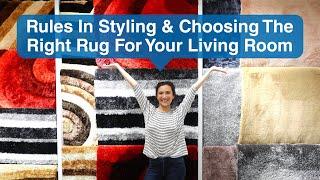 Rules In Styling And Choosing The Right Rug For Your Living Room | MF Home TV
