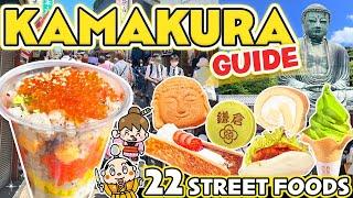 Japanese Street Food Tour in Kamakura / Japan Travel Food Vlog