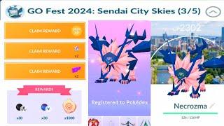 Speedrunning Sendai City Skies Research & Got Free Fusion Legendary #pokemongo