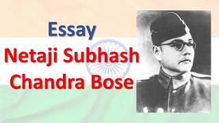 Essay on freedom fighter Netaji Subhash Chandra Bose in english| Smart Learning Tube