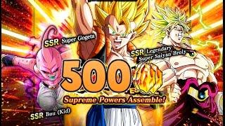 500 STONES SUMMON! DBZ Dokkan Battle - Dokkan Festival! Supreme Powers Assemble! Banner Summons