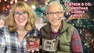 Slatkin & Co.  Christmas Candle Haul