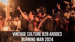 Vintage Culture b2b Arodes  at Burning Man 2024, Black Rock City