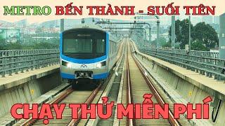 TRẢI NGHIỆM CỰC PHÊ METRO "BẾN THÀNH -  SUỐI TIÊN" NGÀY ĐẦU CHẠY MIỄN PHÍ