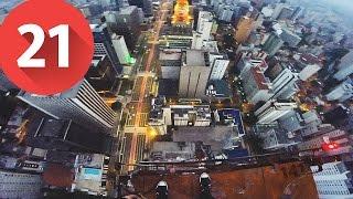 #21 PARKOUR POV IN BRAZIL 5 - ON TOP OF SAO PAULO (ELECTRIC TOWER ON 40TH FLOOR)