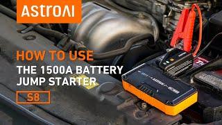 How to use the AstroAI S8 Jump Starter