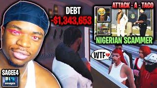 Sneaky NIGERIAN Scammer In District 10 - GTA RP