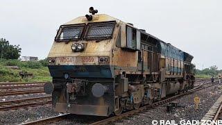 WDG4 Diesel Locomotive | Malgadi Diesel Engine | Train Shunting Videos | Indian Railways #wdg4