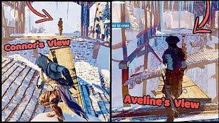 Aveline Meets Connor BOTH PERSPECTIVES COMPARISON (REMASTERED) Ac - Liberation Remastered