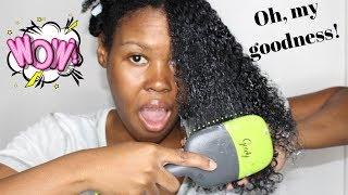 I Tried The Goody Detangle It Brush On My Type 4 Hair | No Pain Just Slip