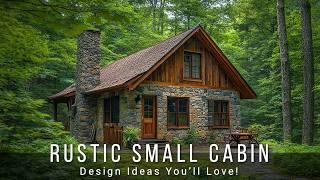 Rustic Elegance: Cozy Small Cabin Design Ideas You’ll Love!