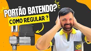 COMO REGULAR A BATIDA DO PORTÃO ELETRÔNICO / PLACA AGILITY POP CONNECT PPA