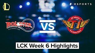 HIGHLIGHTS: KT Rolster vs. SK Telecom T1 (2017 LCK Spring)