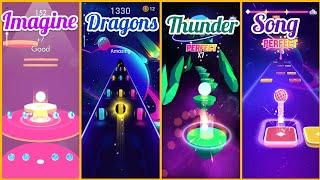 Thunder - Beat jumper Vs Dancing road Vs Hop ball 3 Vs Color hop 3D