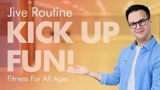 Jive Dance for Fitness and Fun | All-level Kicks Routine for All Ages
