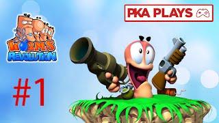 PKA Plays Worms #1 (Series 2) - Fixed Audio