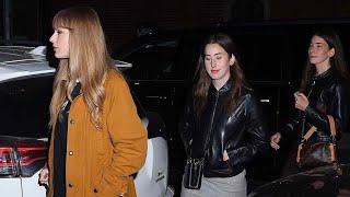 Taylor Swift Nails Preppy Fall Style as She Hangs Out with Danielle and Alana Haim in N.Y.C.